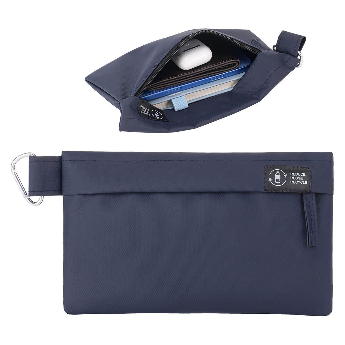 Picture of Lakeshore Recycled Nylon Utility Pouch with Carabiner