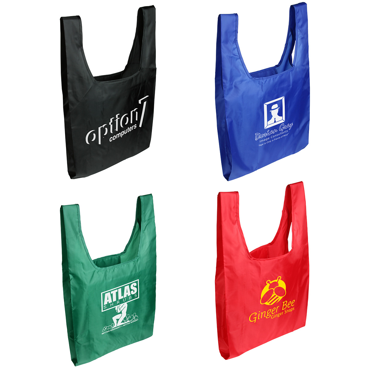 Picture of Tide Twister Polyester Folding Tote Bag