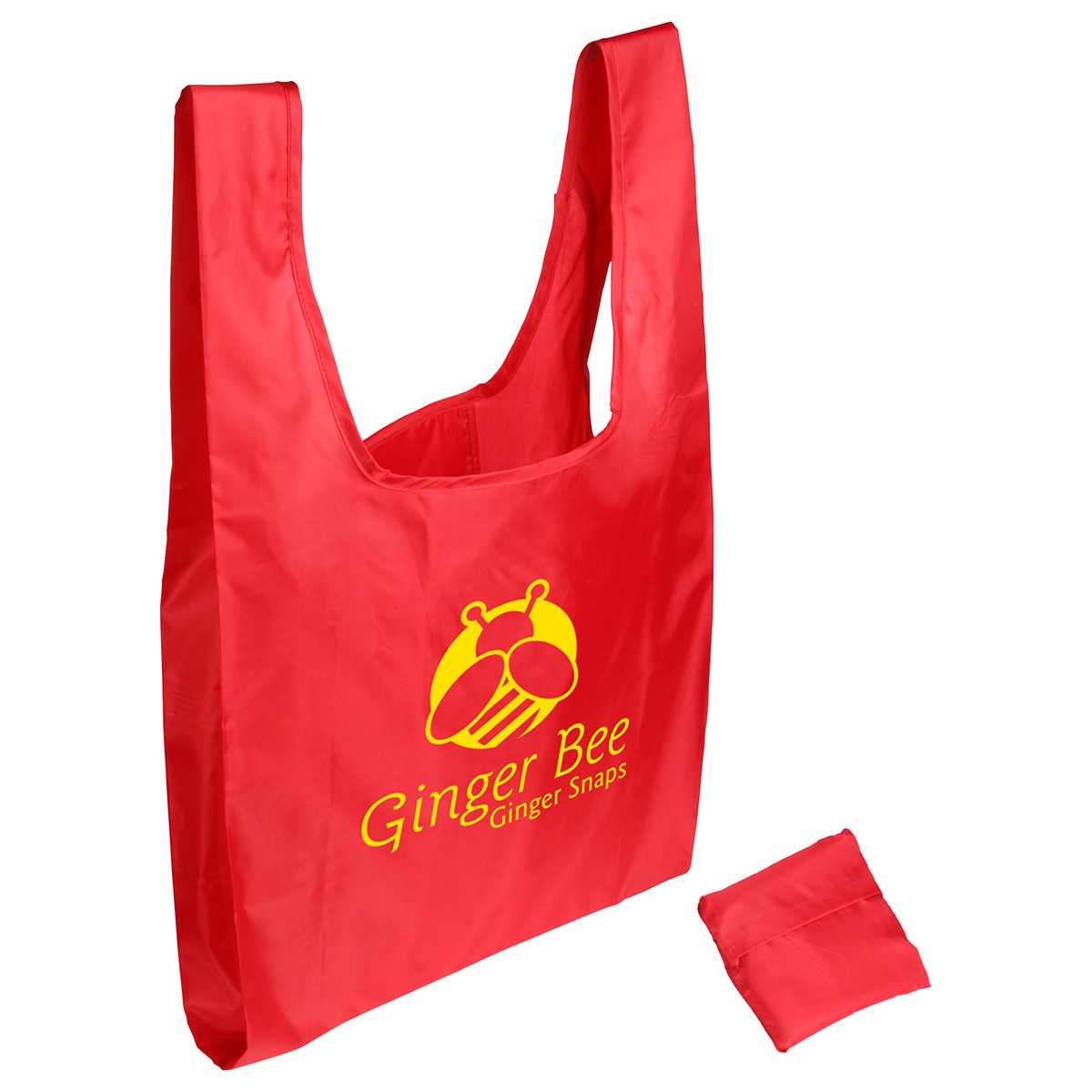 Picture of Tide Twister Polyester Folding Tote Bag