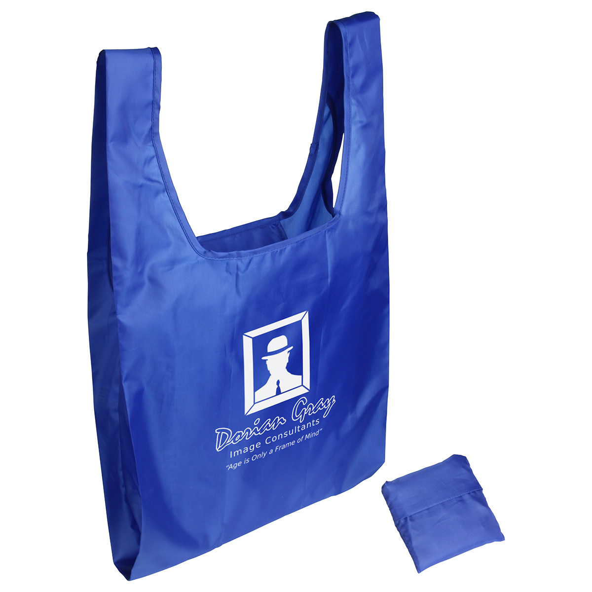 Picture of Tide Twister Polyester Folding Tote Bag