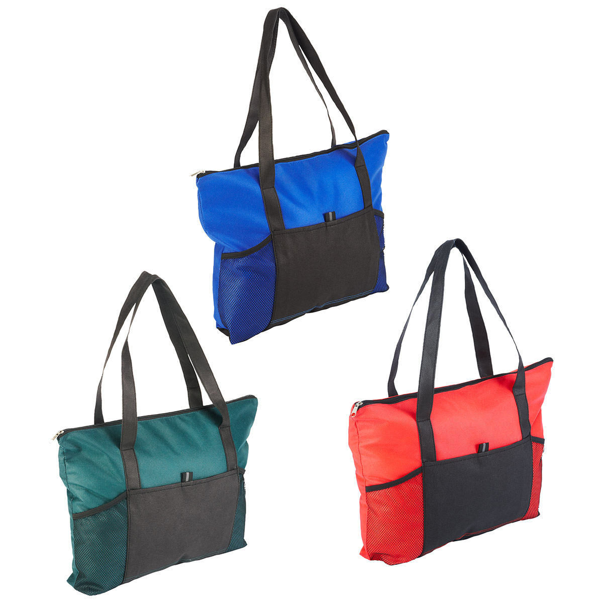 Picture of Feather Flight Non-Woven Zipper Tote Bag
