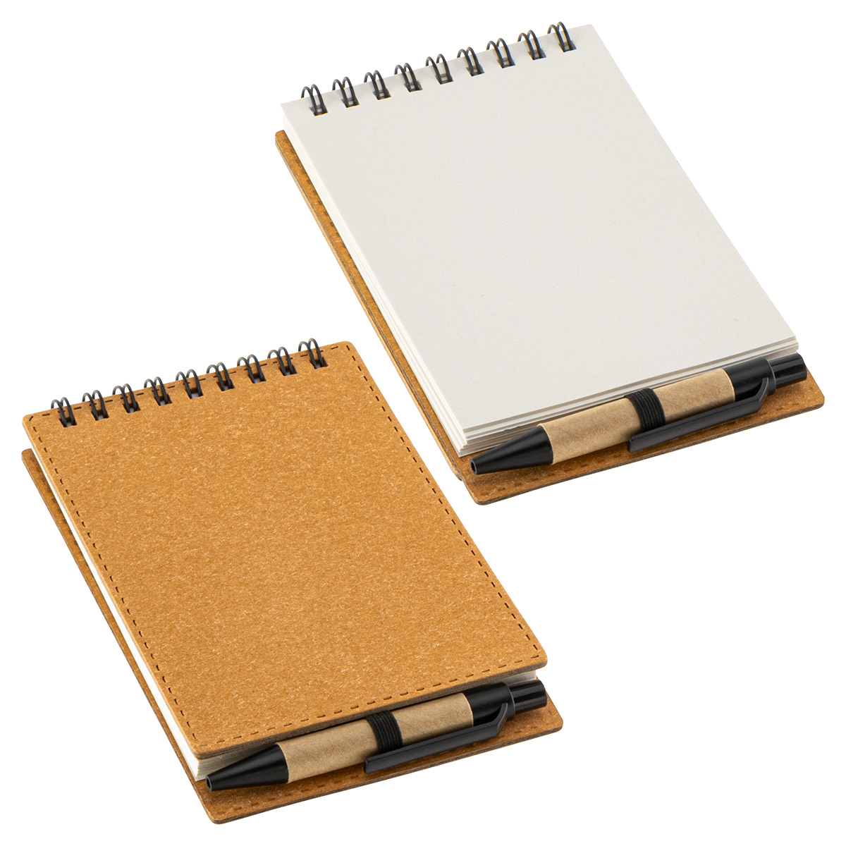 Picture of Flip Recycled Spiral Notebook with Pen
