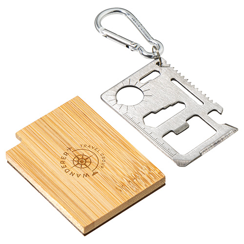 Picture of Best Buddy Tools® Bamboo Multi-Tool with Carabiner
