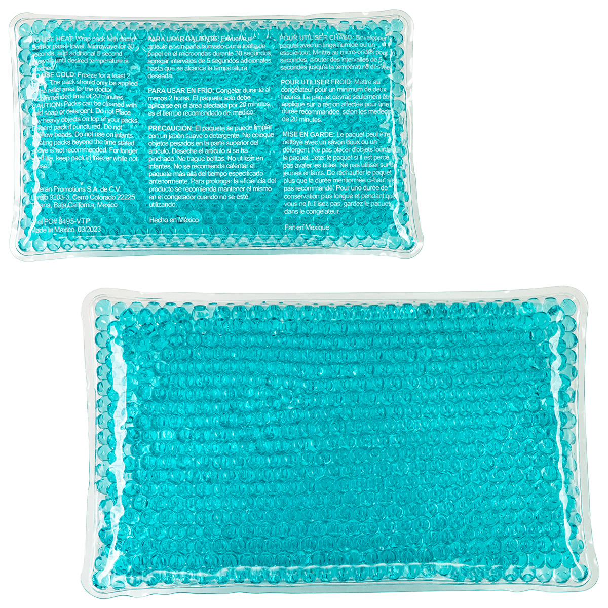 Picture of Full-Color Aqua Pearls™ Hot/Cold Pack