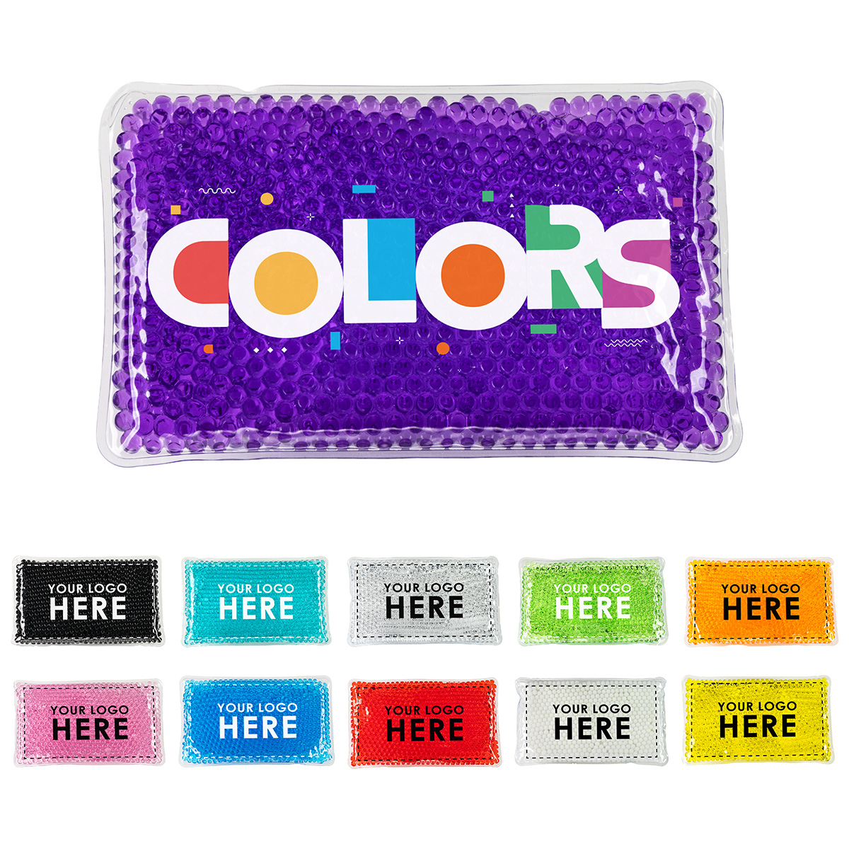 Picture of Full-Color Aqua Pearls™ Hot/Cold Pack