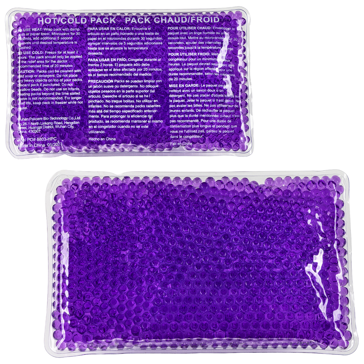 Picture of Full-Color Aqua Pearls™ Hot/Cold Pack