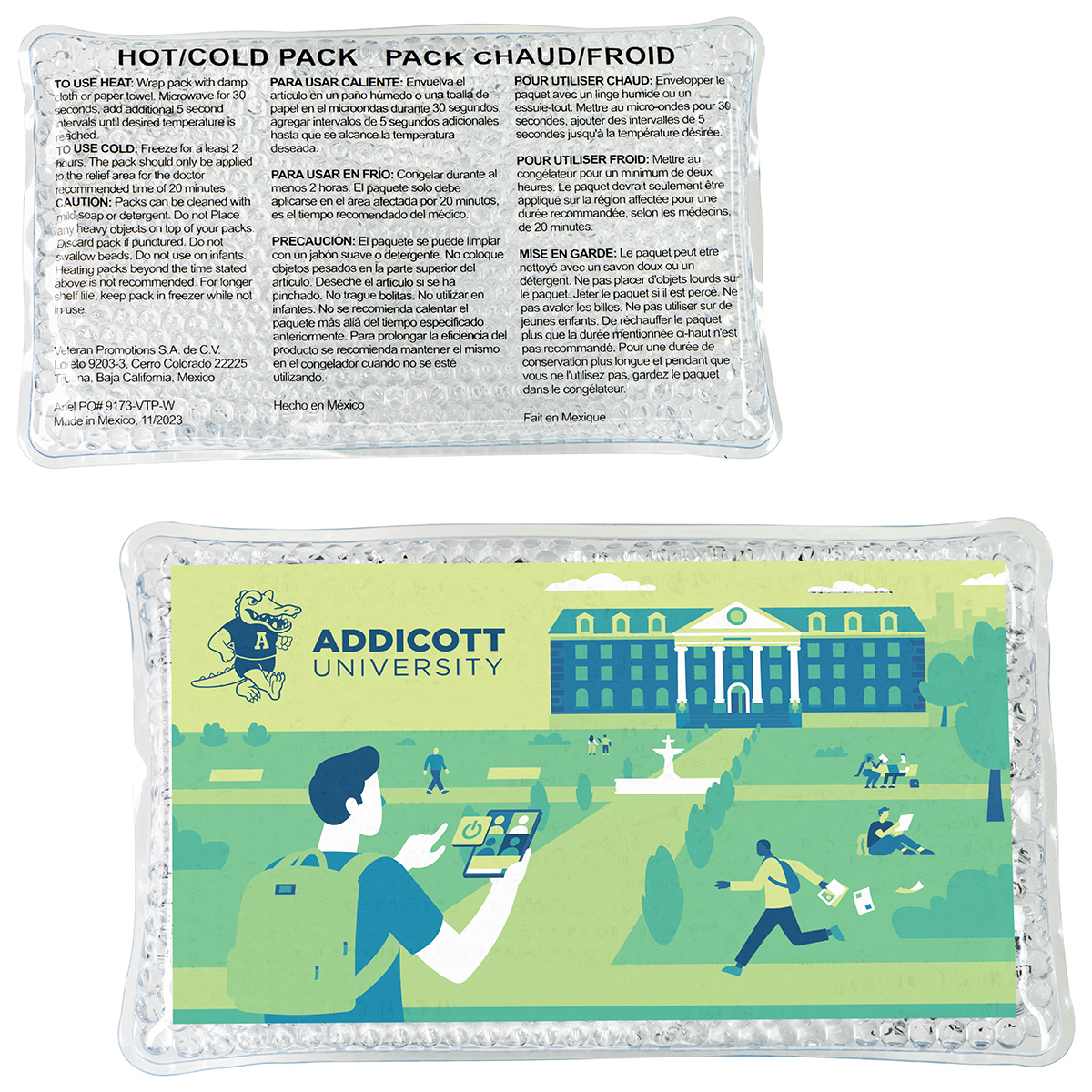 Picture of Full-Color Aqua Pearls™ Hot/Cold Pack
