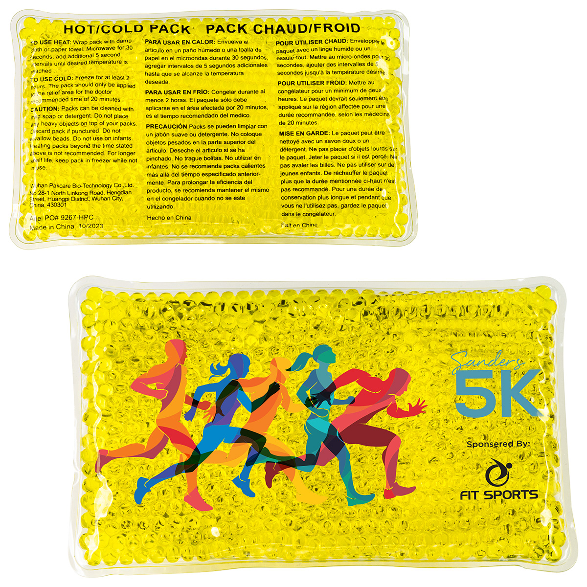 Picture of Full-Color Aqua Pearls™ Hot/Cold Pack