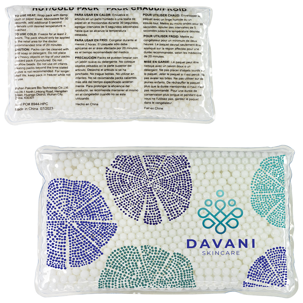 Picture of Full-Color Aqua Pearls™ Hot/Cold Pack