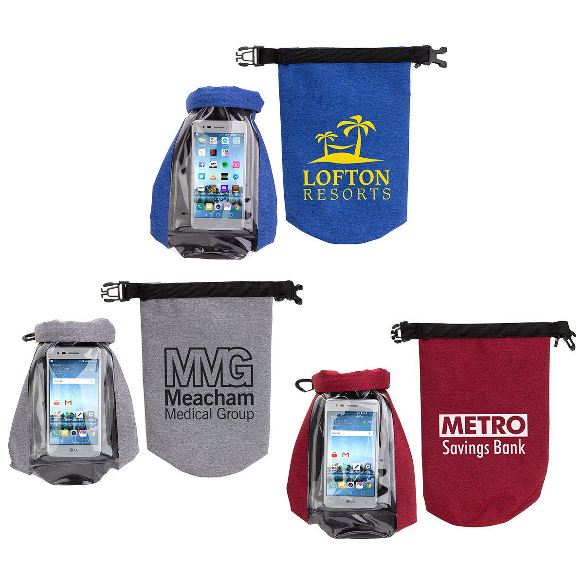 Picture of 2-Liter Waterproof Gear Bag with Touch-Thru Phone Pocket