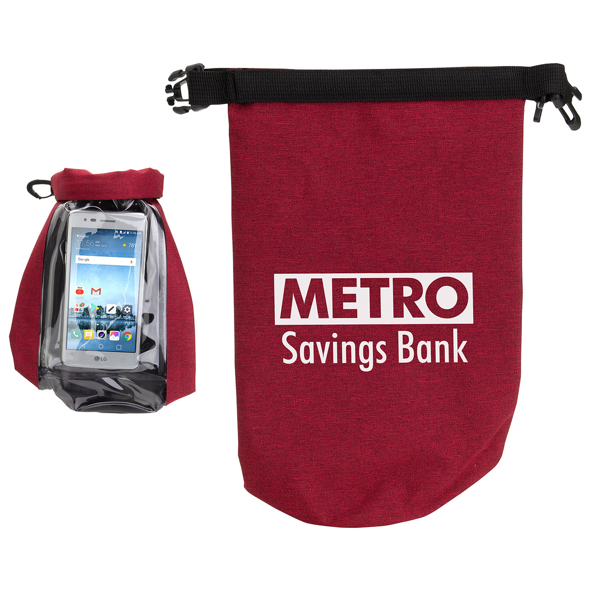 Picture of 2-Liter Waterproof Gear Bag with Touch-Thru Phone Pocket