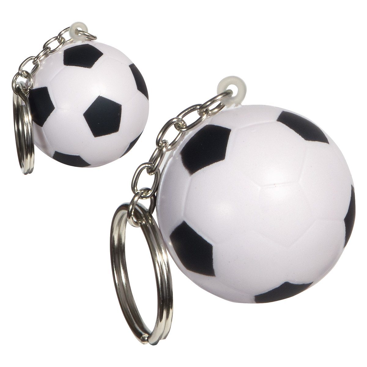Picture of Soccer Ball Stress Reliever Key Chain