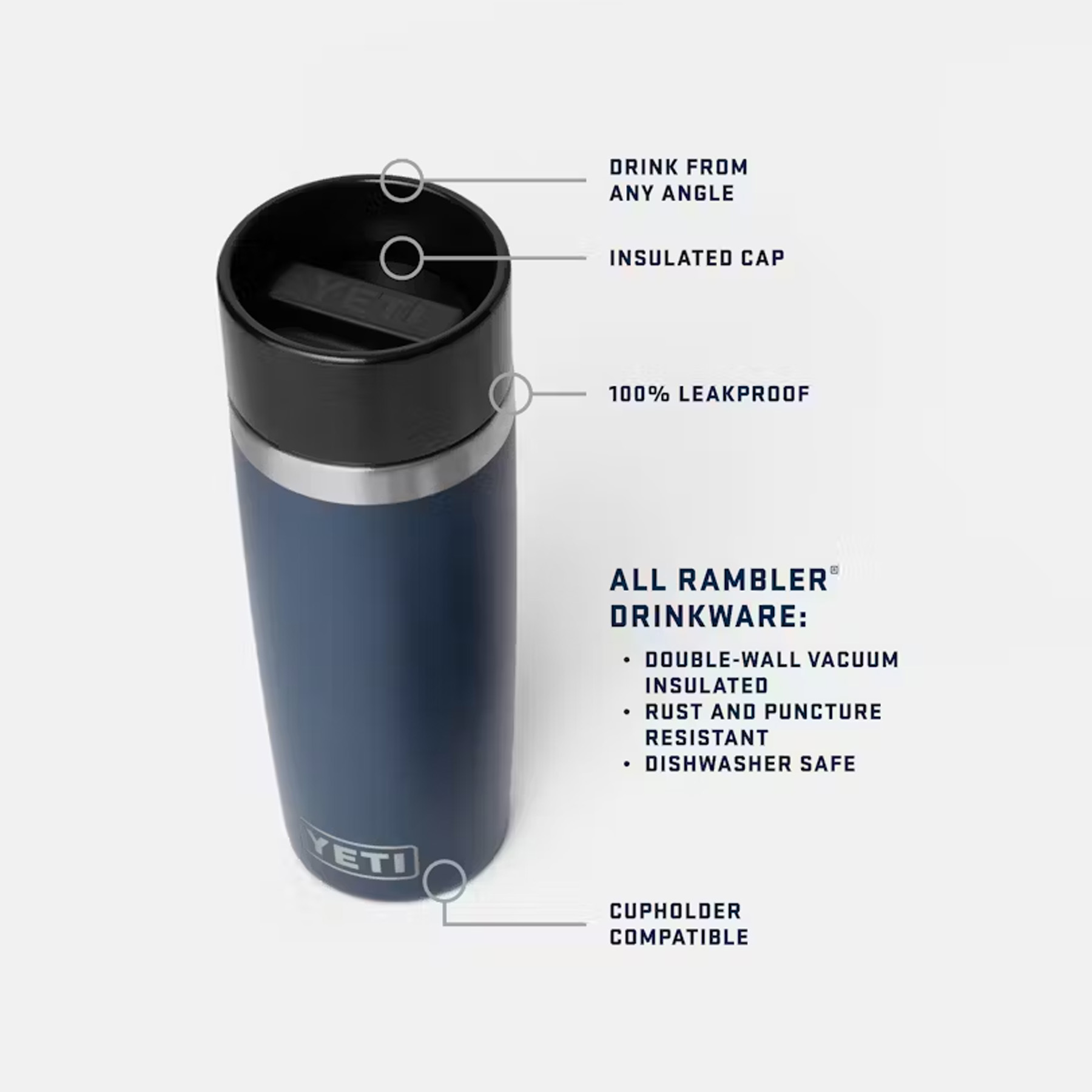Picture of Rambler 16 Oz Travel Bottle