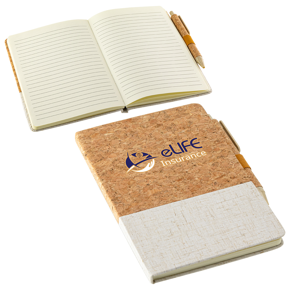 Picture of Cork & Linen Journal with Eco Pen