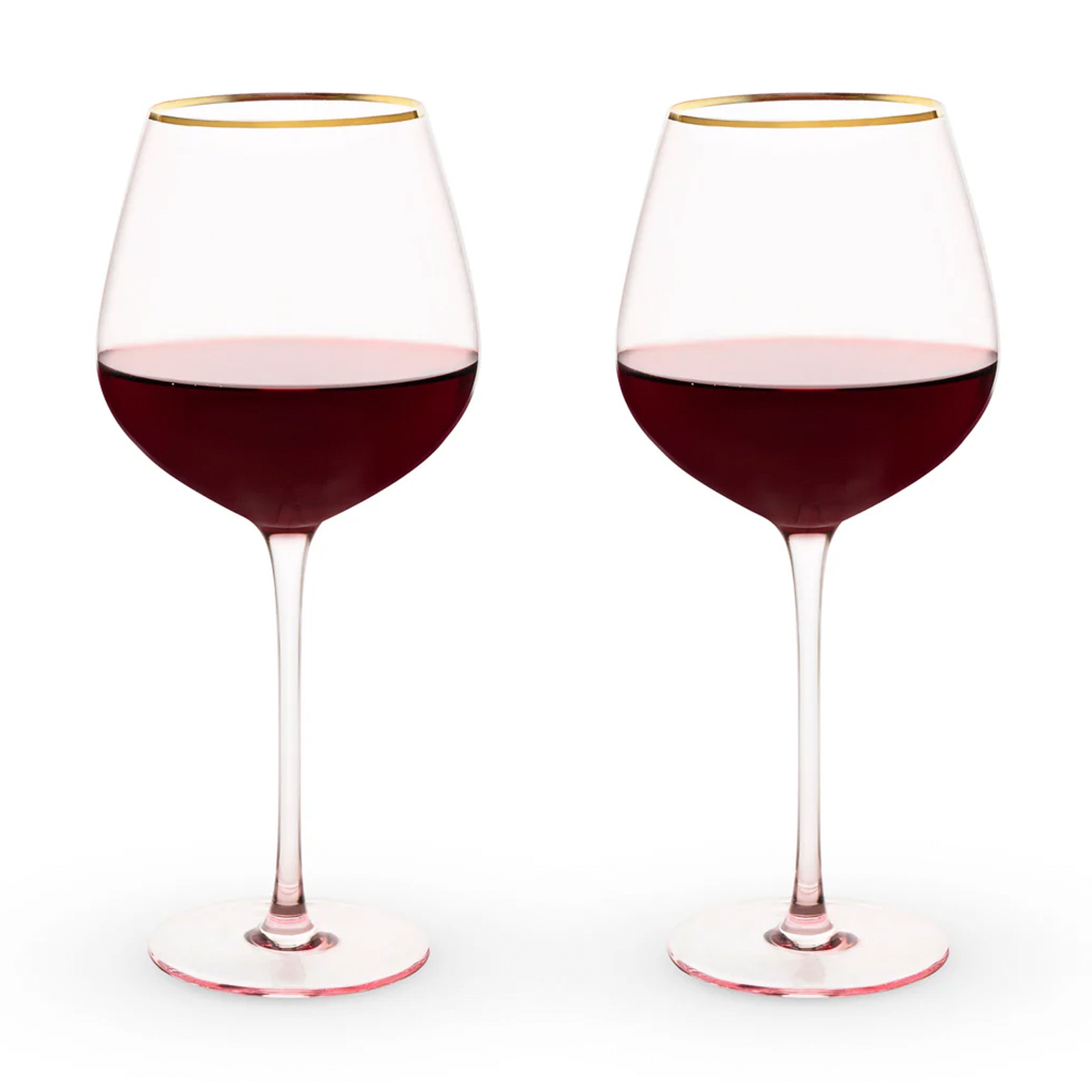 Picture of Twine Rose Crystal Red Wine Glass Set