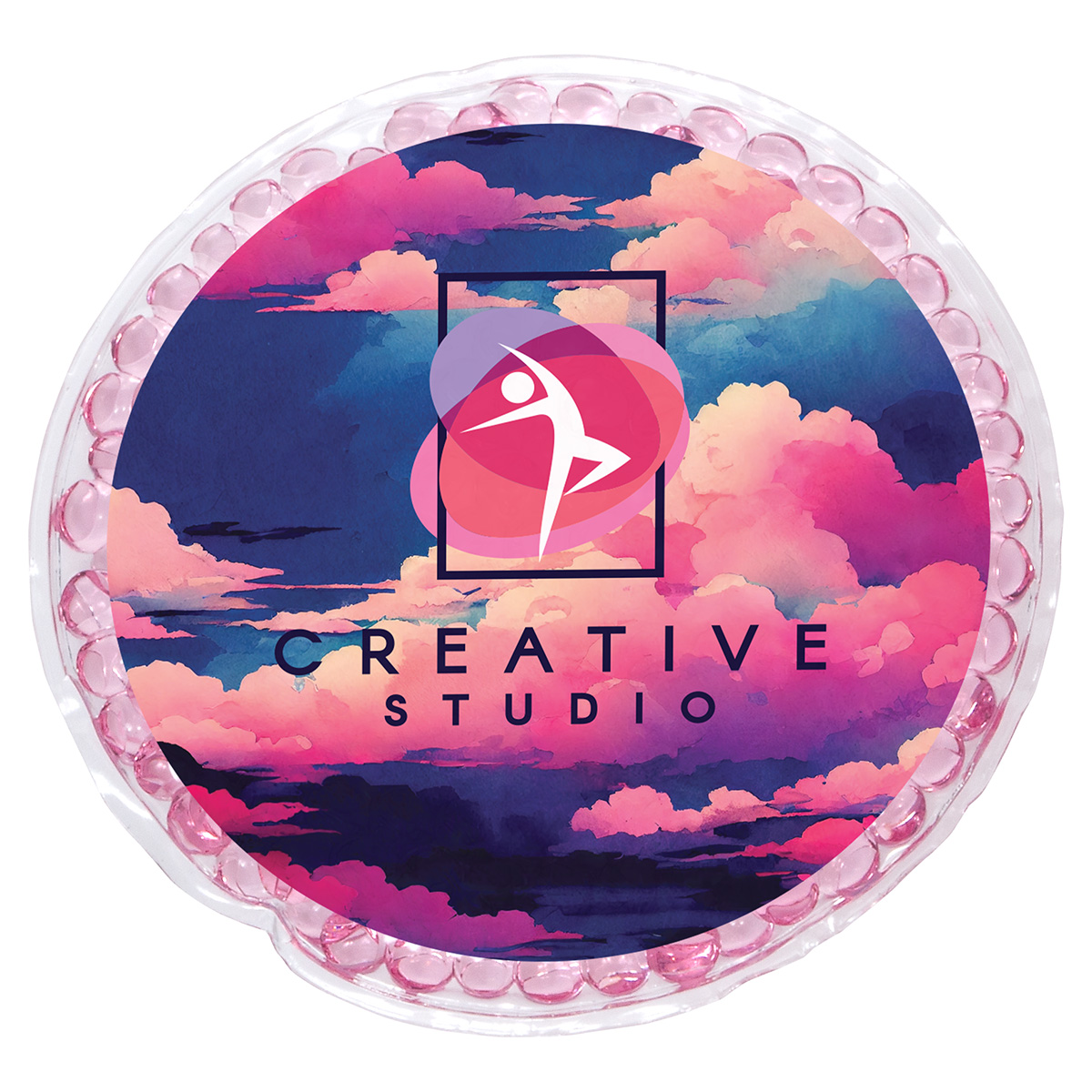Picture of Full-Color Round Aqua Pearls™ Hot/Cold Pack