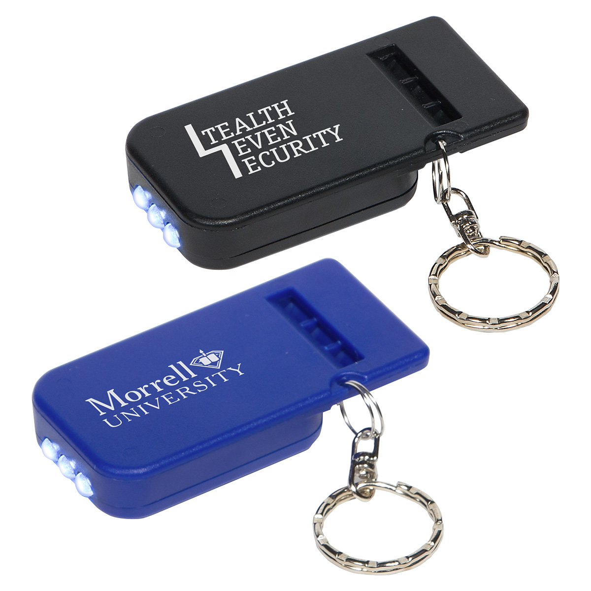 Picture of Solar Powered Light & Whistle Key Chain