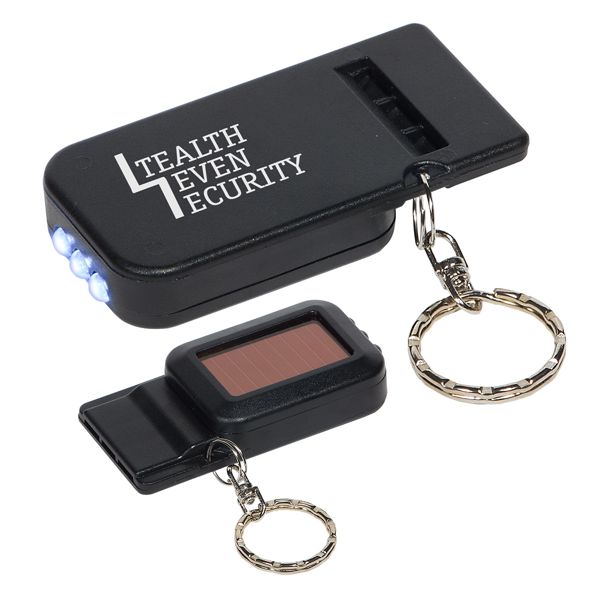 Picture of Solar Powered Light & Whistle Key Chain