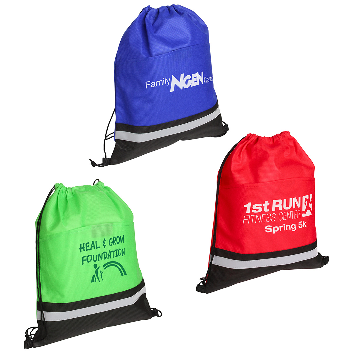Picture of Safety Non-Woven Drawstring Bag
