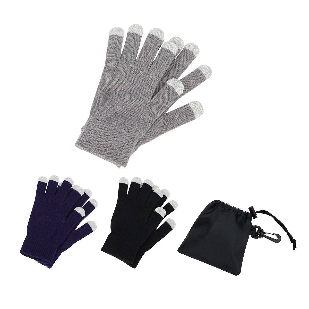 Picture of Easy Swipe Touch-Sensitive Glove With Drawstring Pouch
