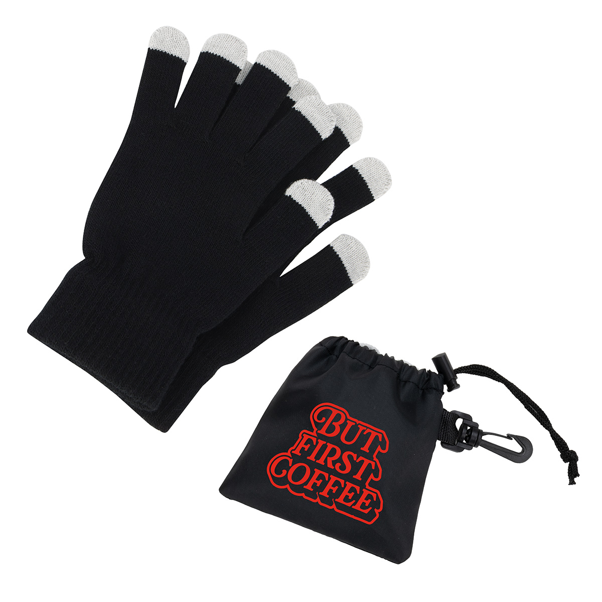 Picture of Easy Swipe Touch-Sensitive Glove With Drawstring Pouch