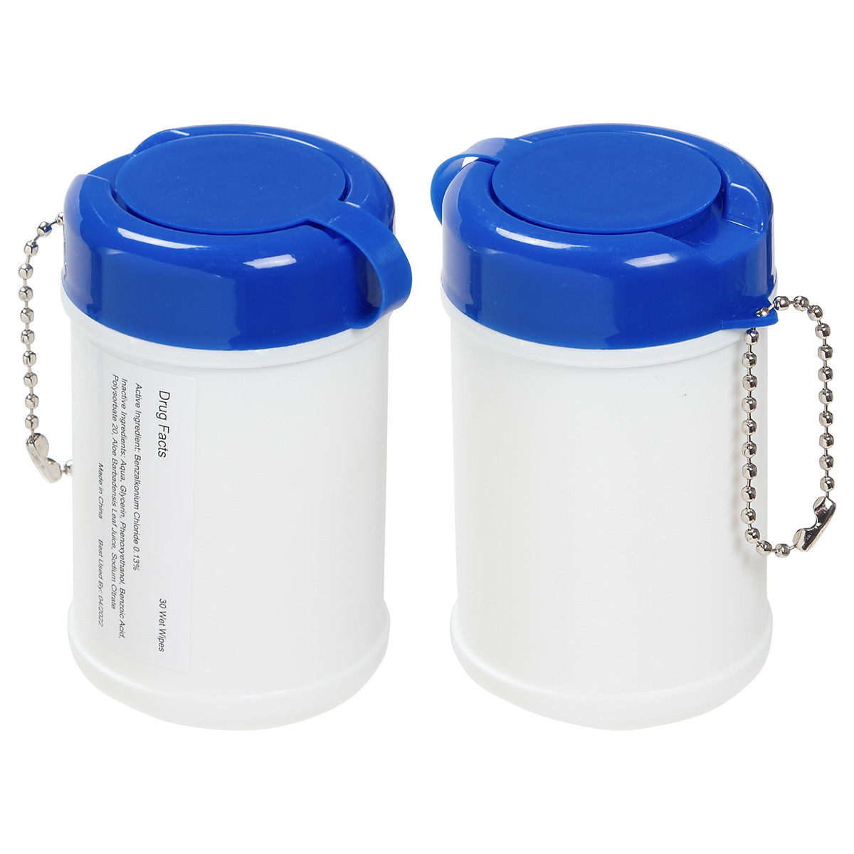 Picture of Travel Well Sanitizer Wipes Key Chain