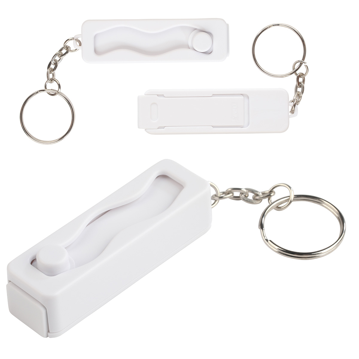 Picture of Contour Phone Stand Key Chain with Finger Fidget