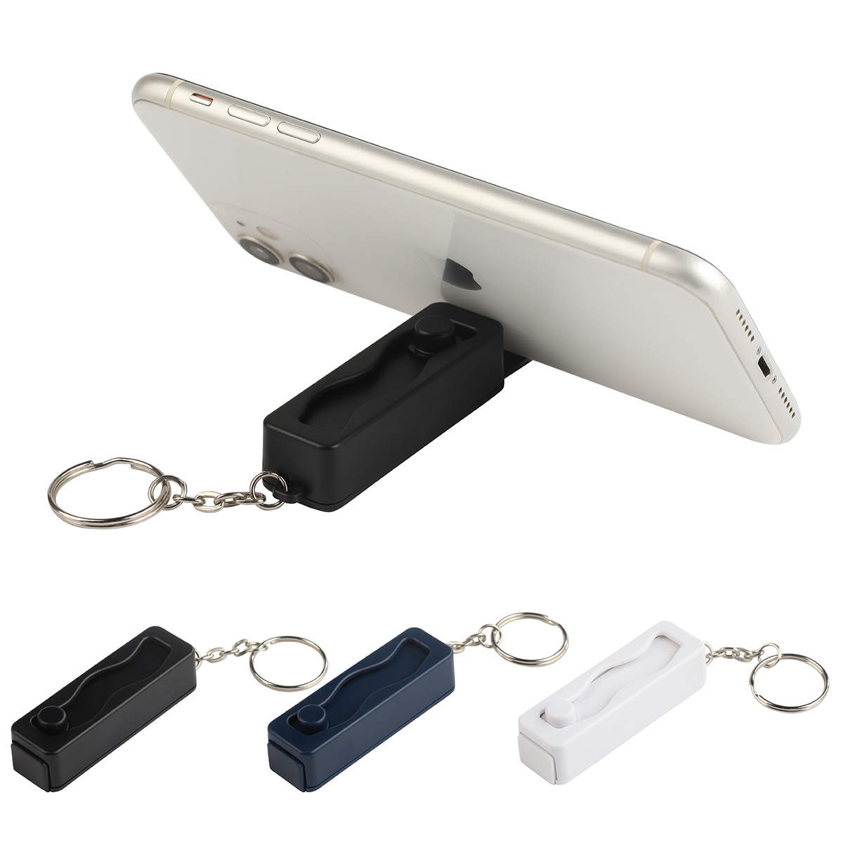 Picture of Contour Phone Stand Key Chain with Finger Fidget