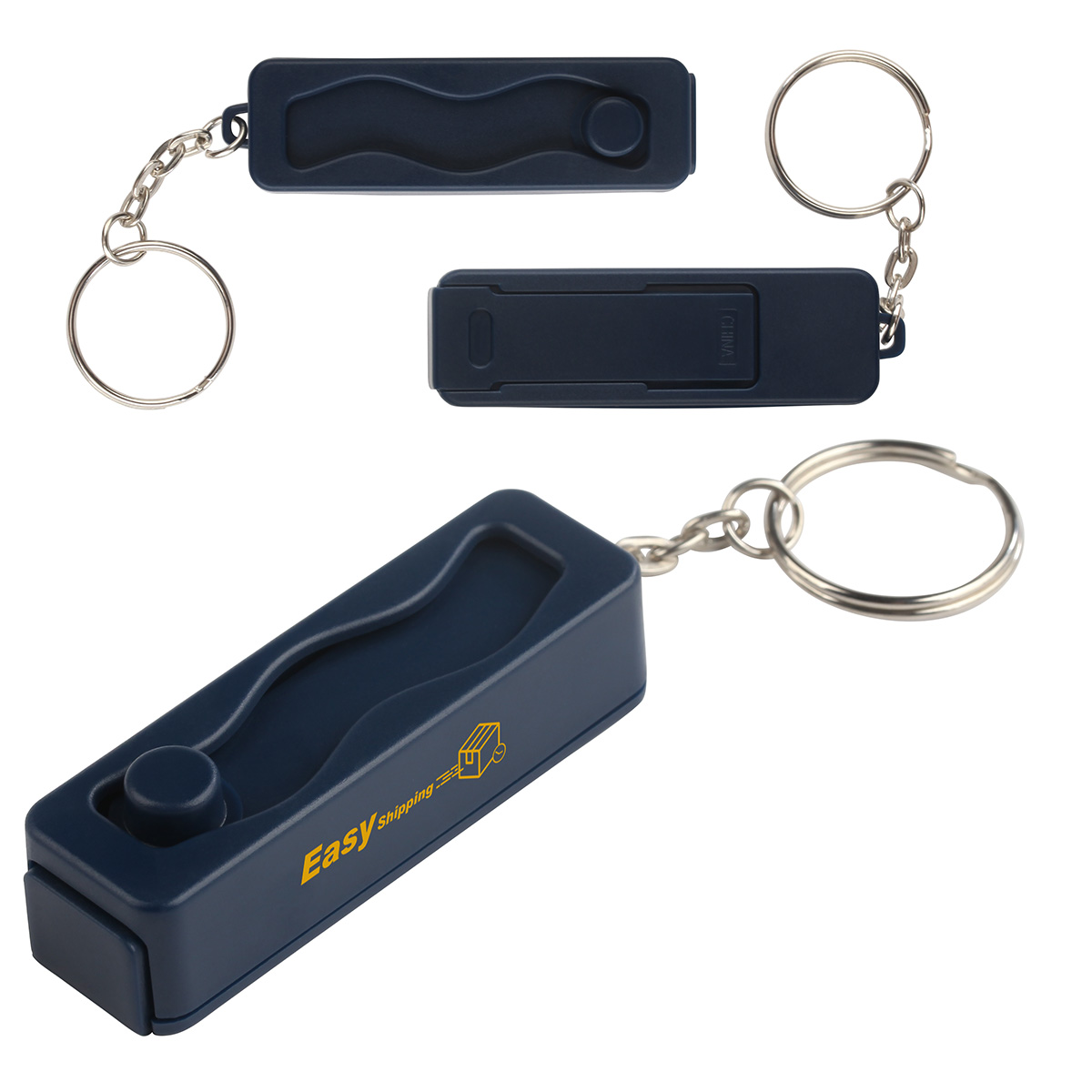 Picture of Contour Phone Stand Key Chain with Finger Fidget
