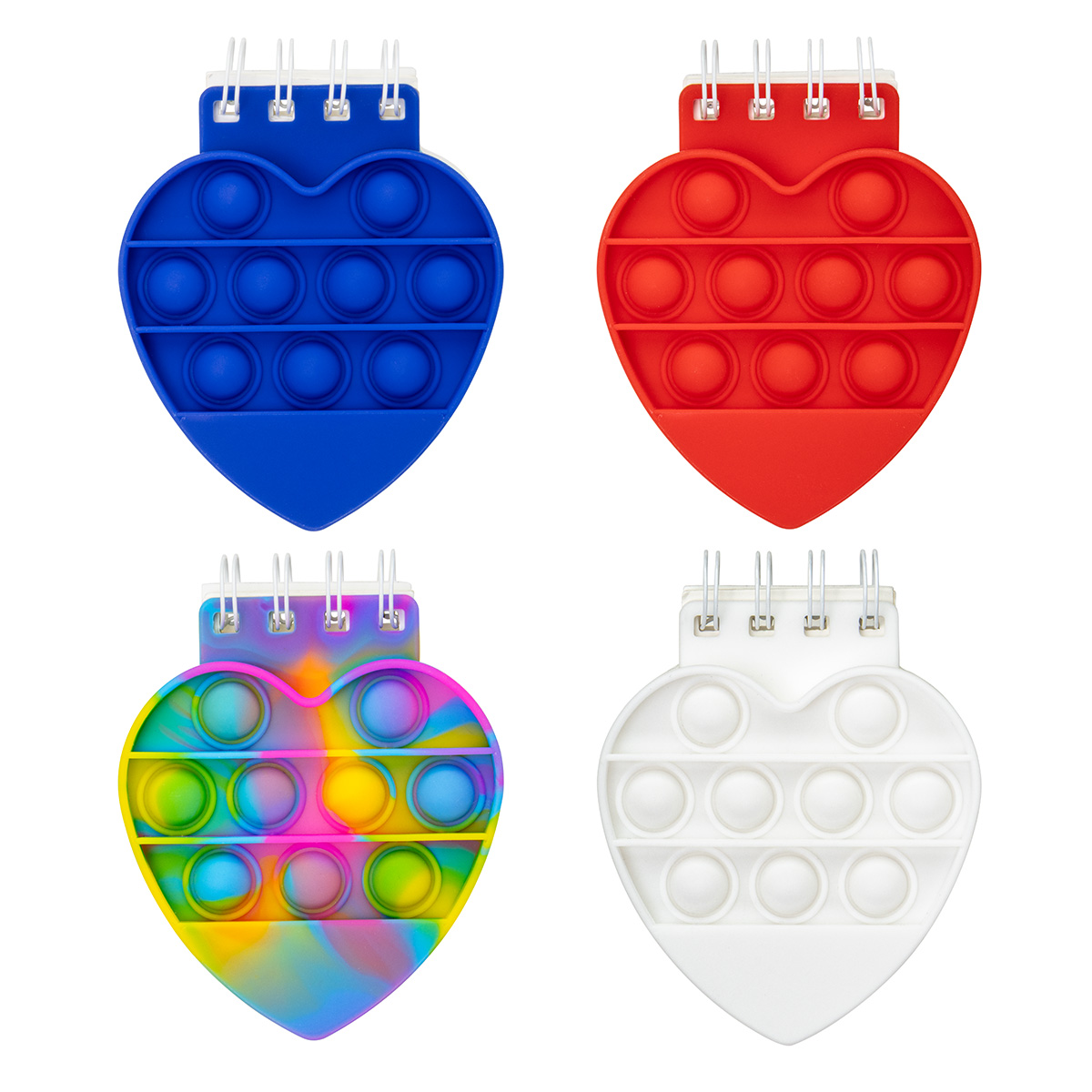 Picture of Heart Spiral Notebook Push Pop
