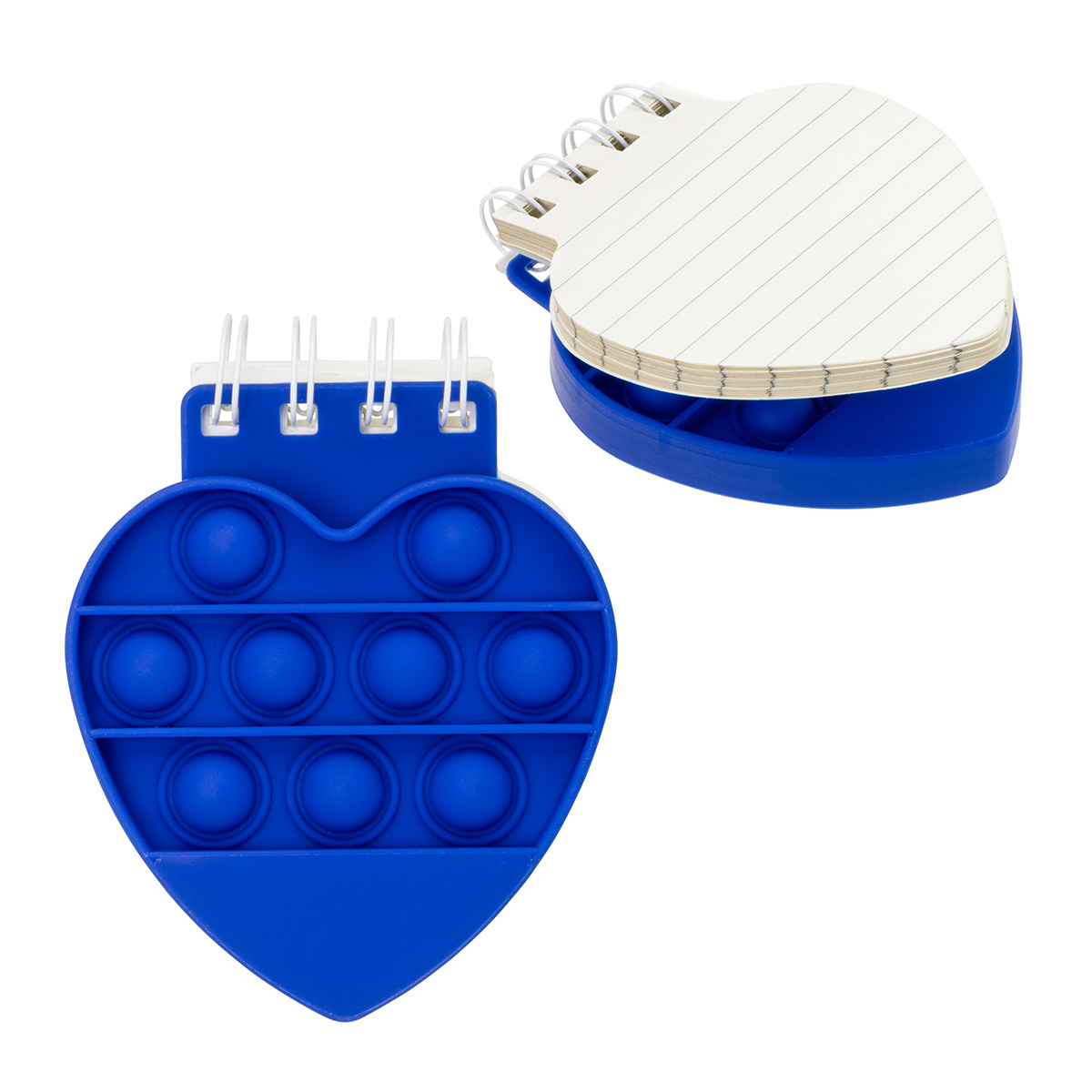 Picture of Heart Spiral Notebook Push Pop