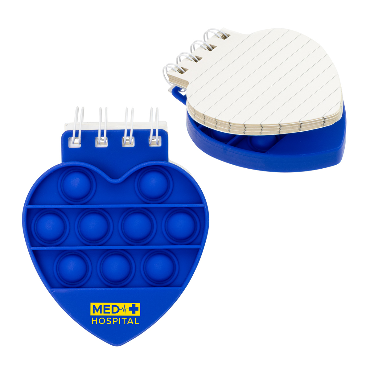 Picture of Heart Spiral Notebook Push Pop