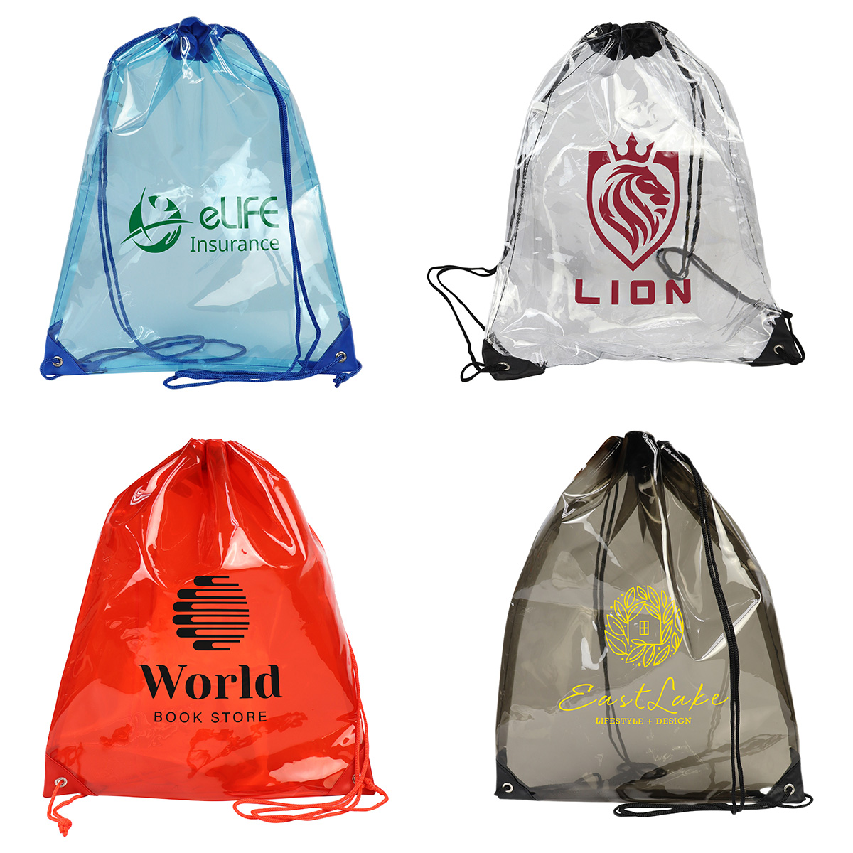Picture of Diamond Clear TPU Drawstring Bag