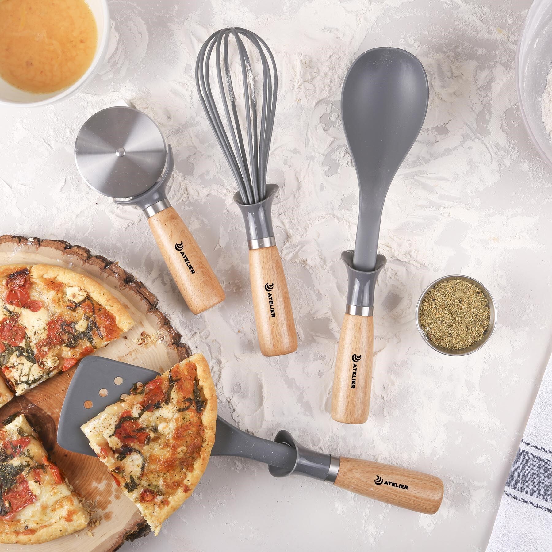 Picture of 4 Pc. reGen Beechwood Utensil Set