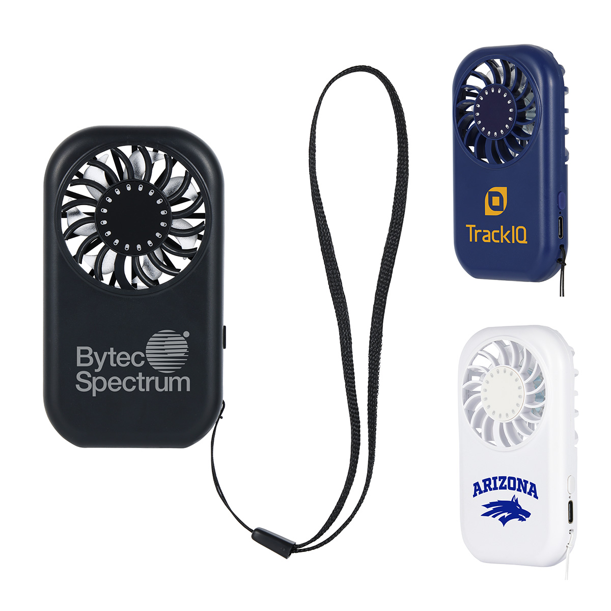 Picture of Squall Ultra Mini High-Speed Rechargeable Fan with Lanyard