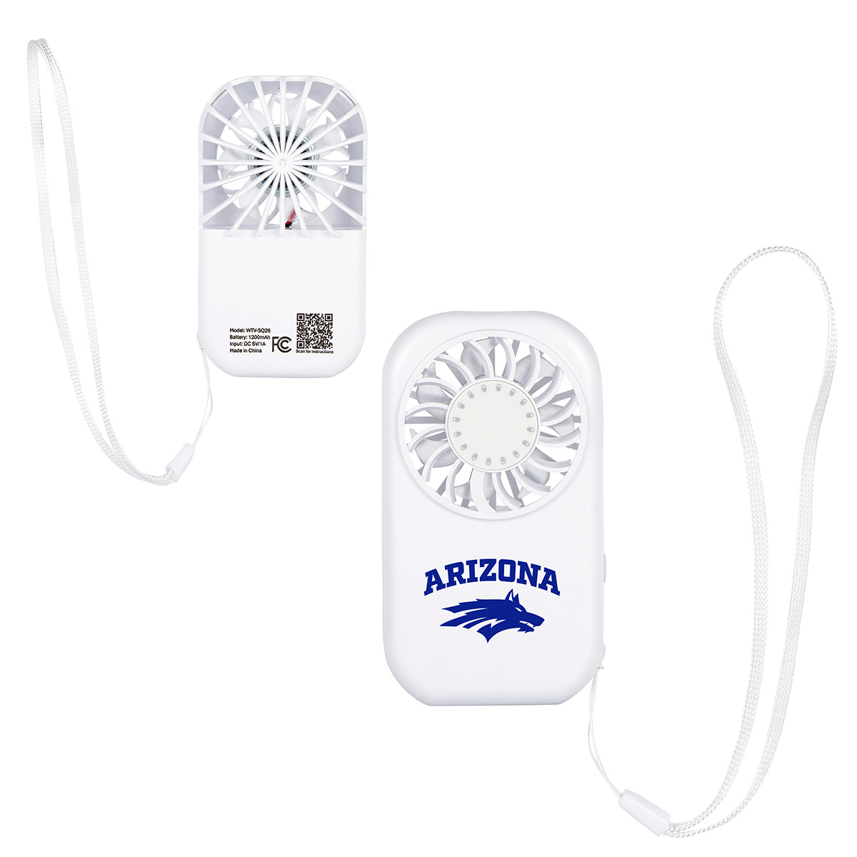Picture of Squall Ultra Mini High-Speed Rechargeable Fan with Lanyard