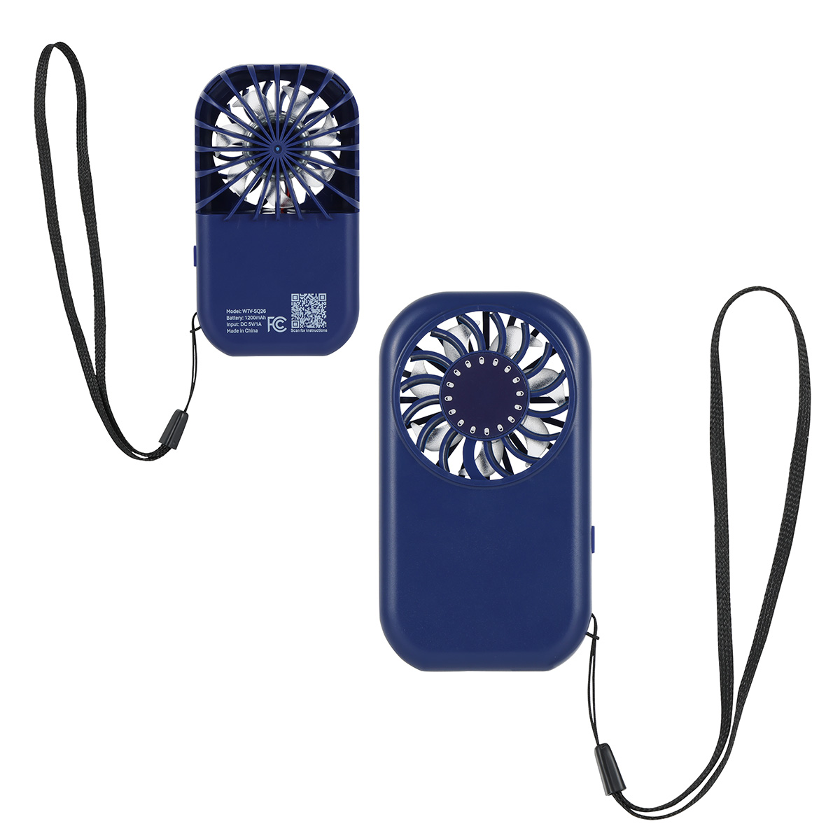Picture of Squall Ultra Mini High-Speed Rechargeable Fan with Lanyard