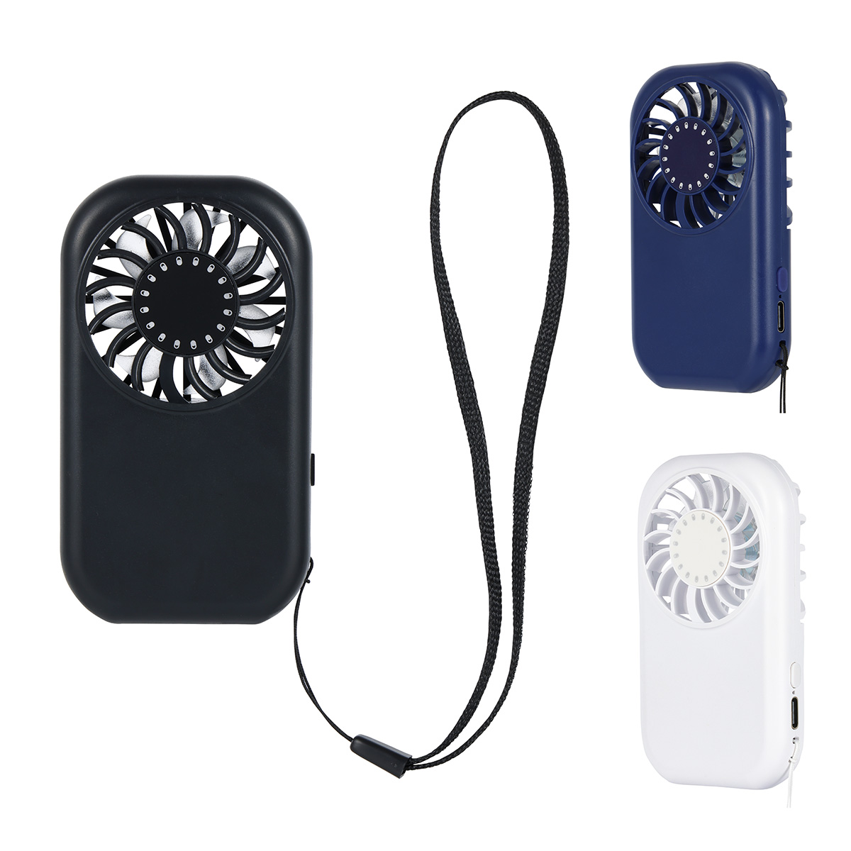 Picture of Squall Ultra Mini High-Speed Rechargeable Fan with Lanyard