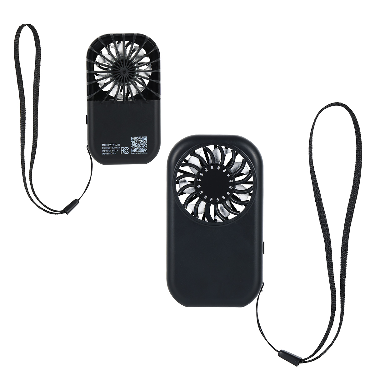 Picture of Squall Ultra Mini High-Speed Rechargeable Fan with Lanyard