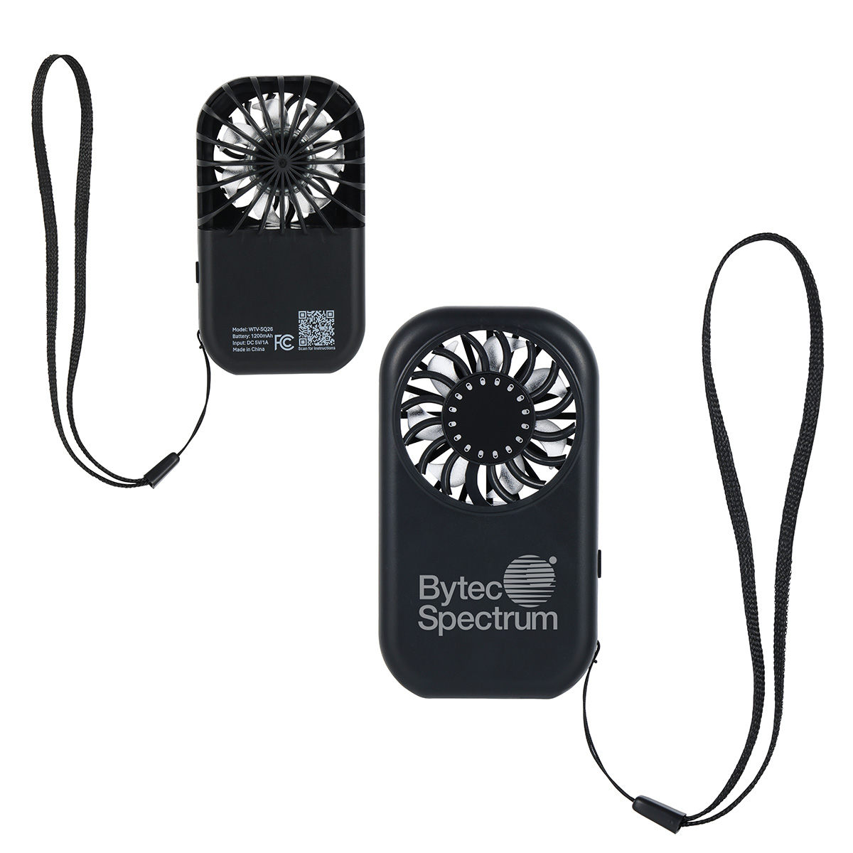Picture of Squall Ultra Mini High-Speed Rechargeable Fan with Lanyard