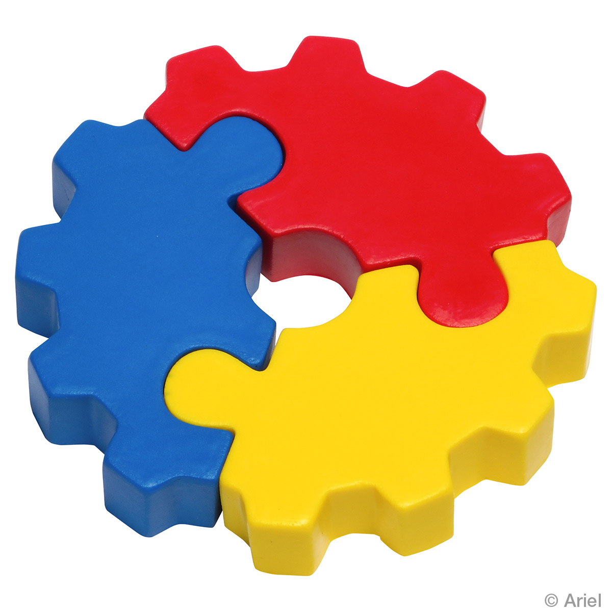 Picture of 3 Piece Gear Puzzle Set Stress Reliever