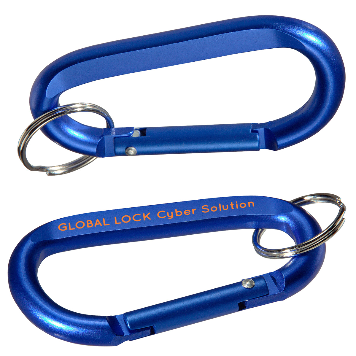 Picture of Aluminum Carabiner with Key Ring