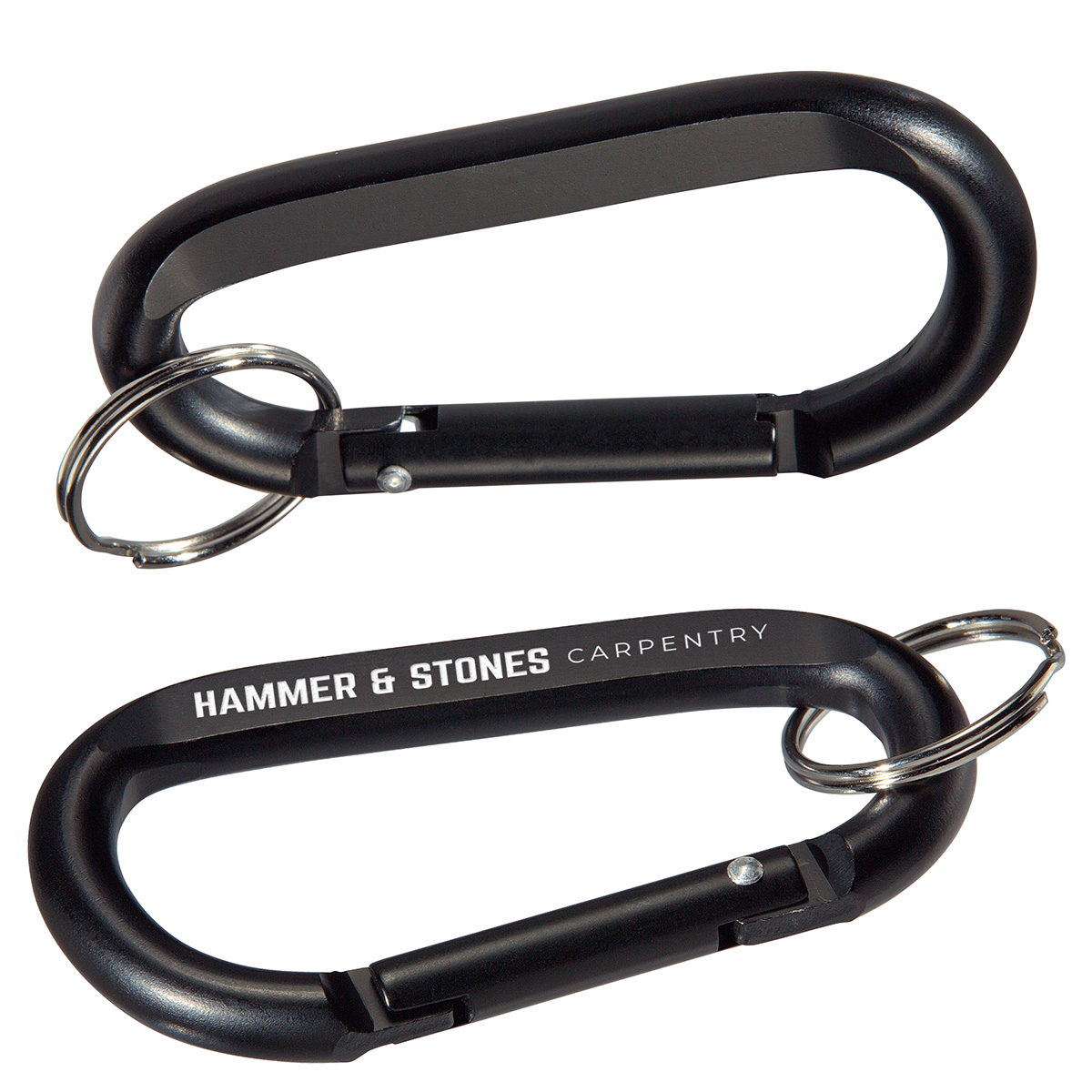 Picture of Aluminum Carabiner with Key Ring