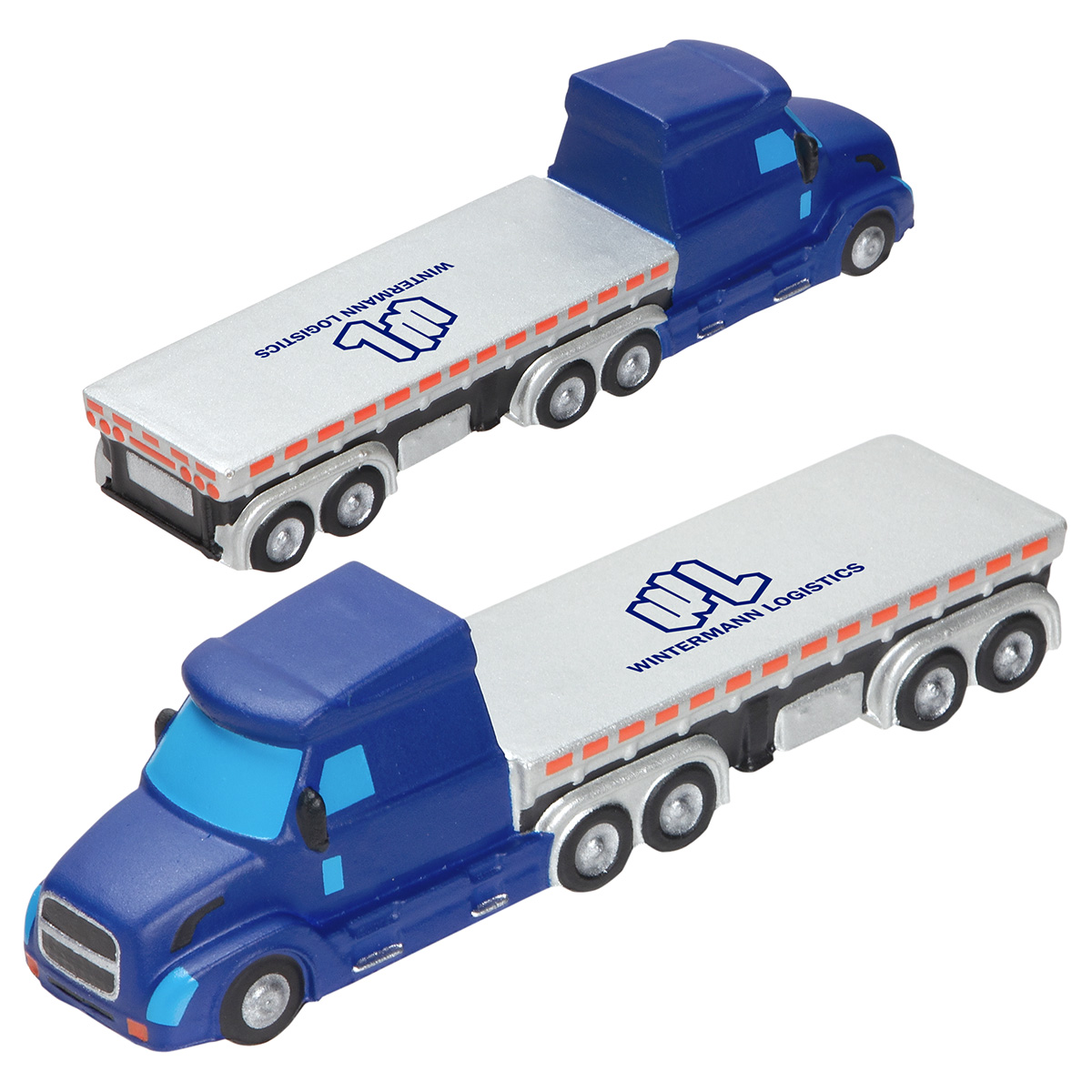 Picture of Semi Flatbed Truck Stress Reliever