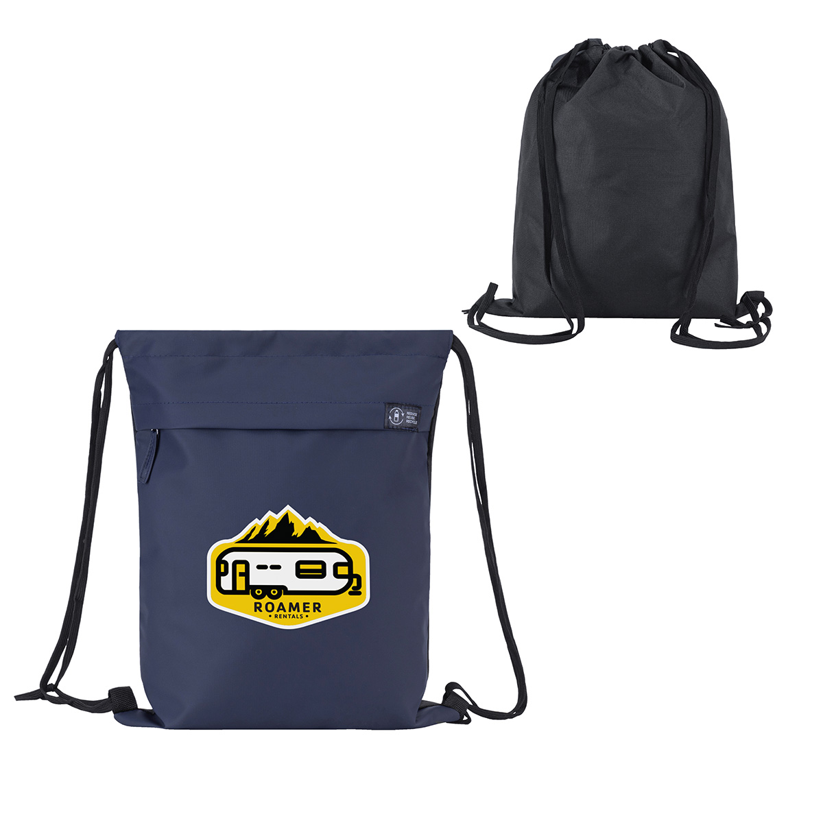 Picture of Lakeshore Recycled Nylon Drawstring Bag
