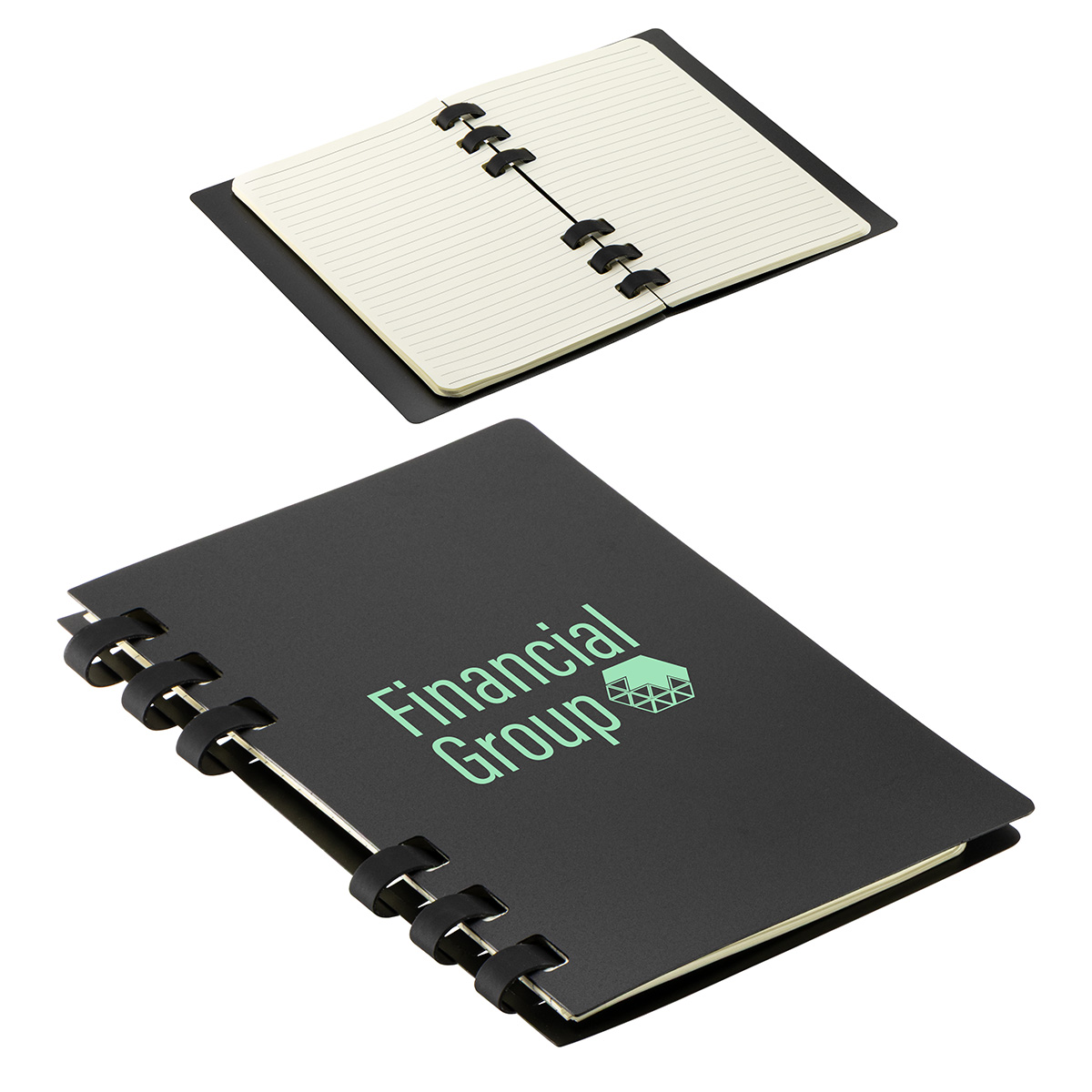 Picture of Campus 6-Ring Notebook Made with Repreve® Recycled Polypropylene Cover