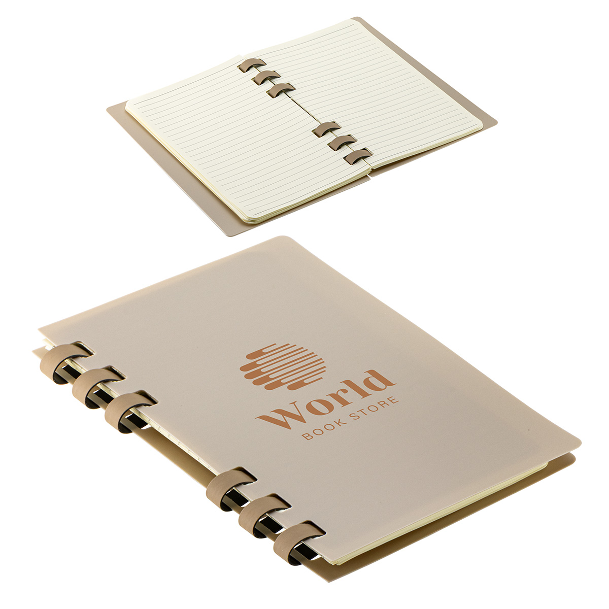 Picture of Campus 6-Ring Notebook Made with Repreve® Recycled Polypropylene Cover