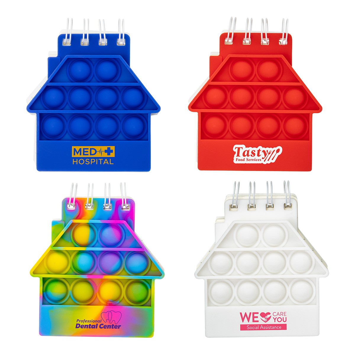 Picture of House Spiral Notebook Push Pop