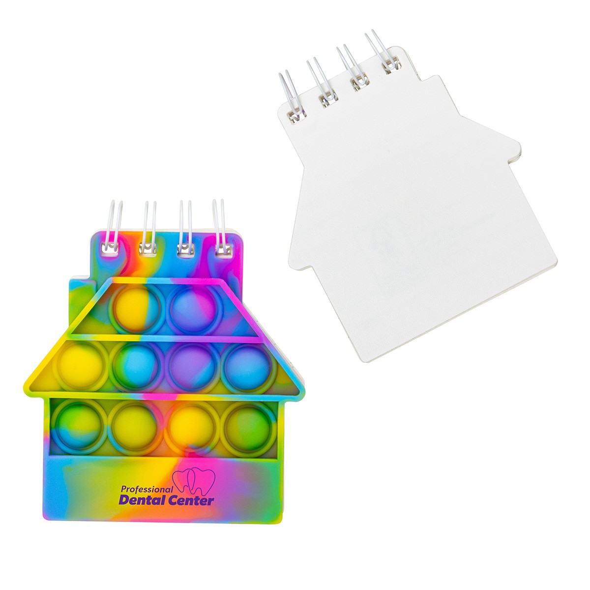Picture of House Spiral Notebook Push Pop