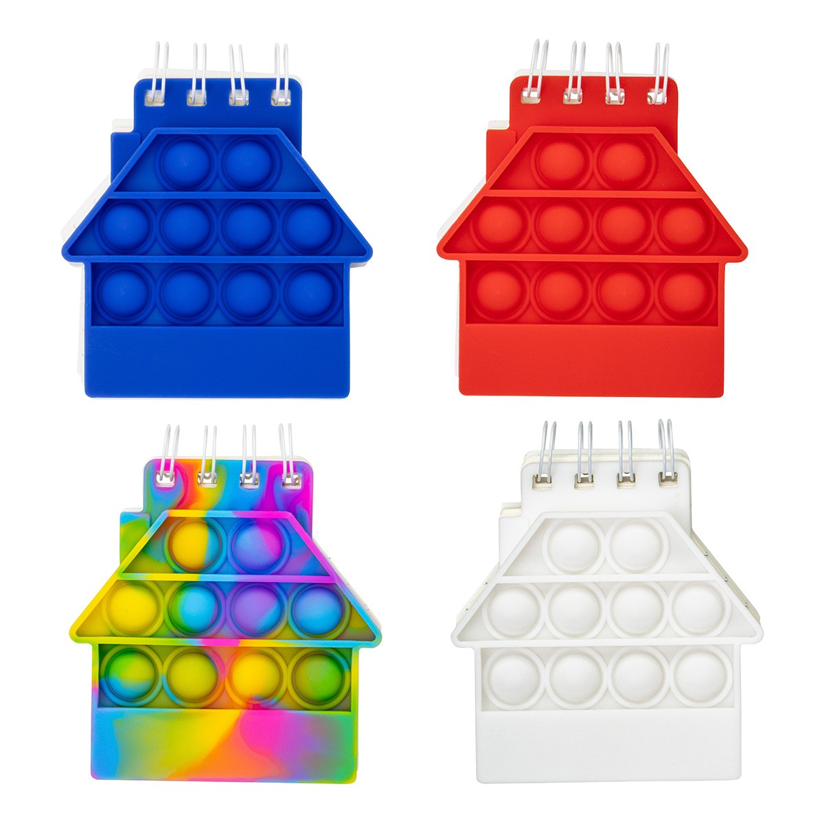 Picture of House Spiral Notebook Push Pop